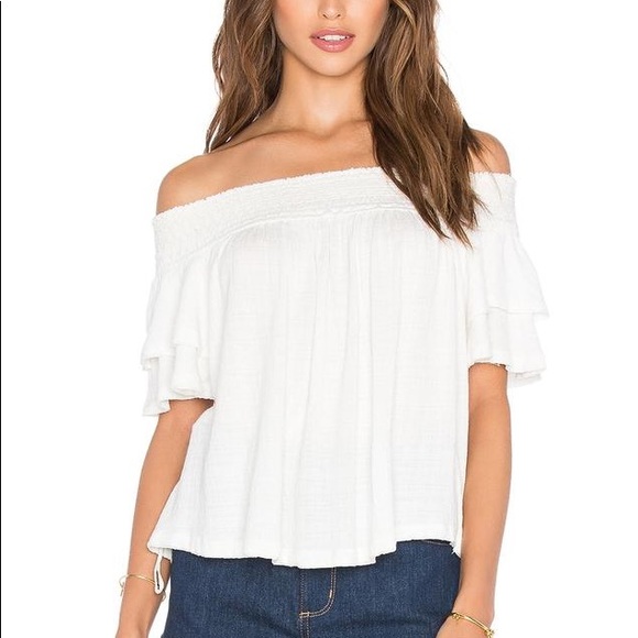 Free People Tops - Free People Off the Shoulder Santorini Top
